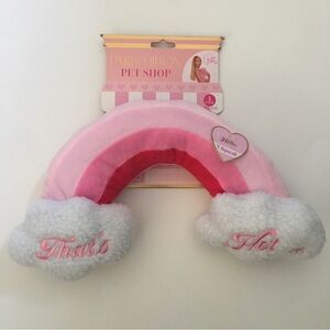 NEW 14” Dog Toy Rainbow with Squeaker “That’s” “Hot” Embroidered | Paris Hilton